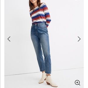 NWT Madewell Mom Jean